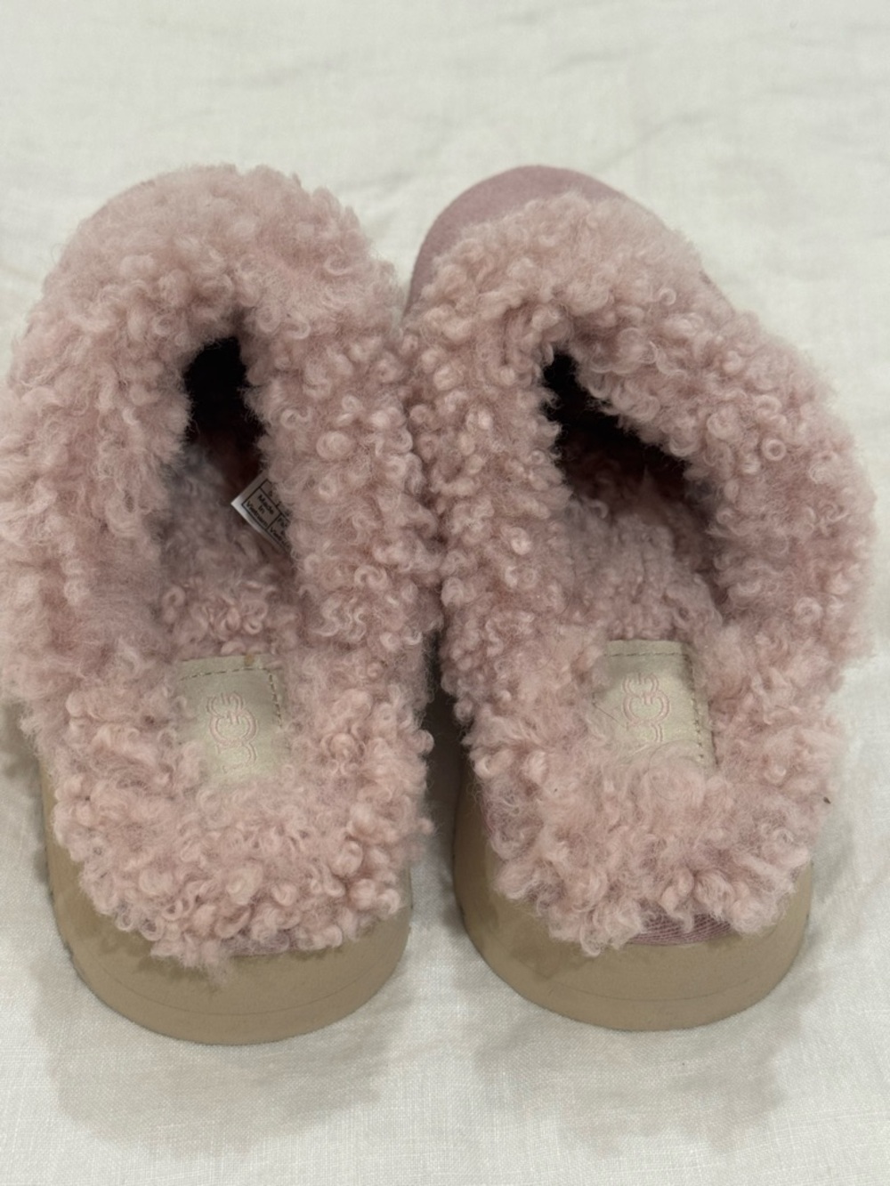 UGG Disquette Atherson slippers in the Rose Grey colorway NEW No Box Size 5 - Picture 4 of 11